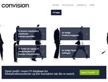 Tablet Screenshot of convision.dk